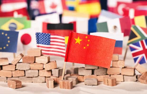 China flags-1